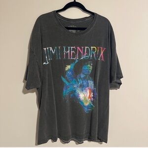 Jimi Hendrix Graphic T-Shirt - Black